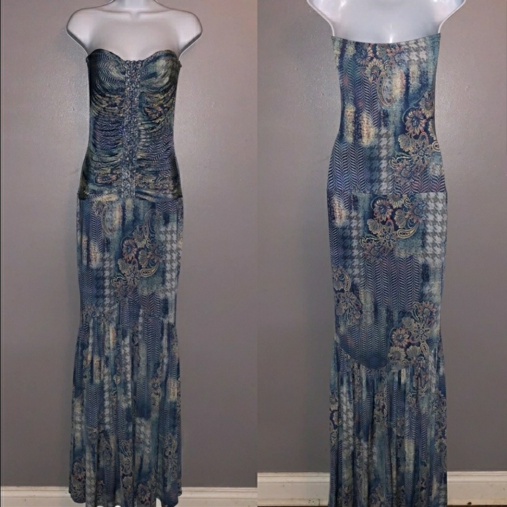 Paisley Mermaid Maxi Dress